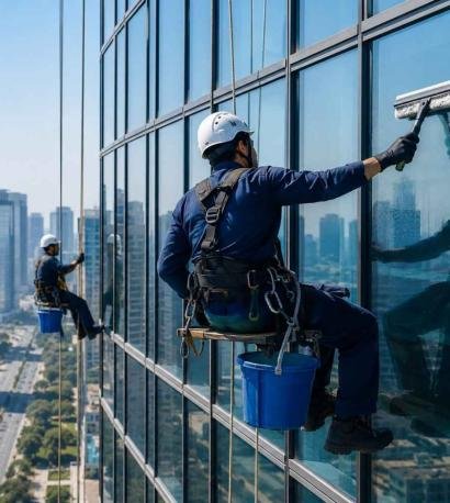 Best High Rise Glass Cleaning Service in Gurgaon