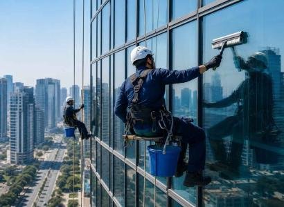 Best High Rise Glass Cleaning Service in Gurgaon