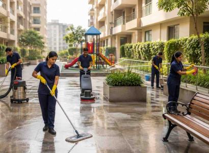 Why Every Residential Society Needs Regular Professional Cleaning in Karol Bagh
