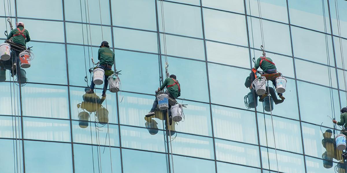High Rise Glass Cleaning