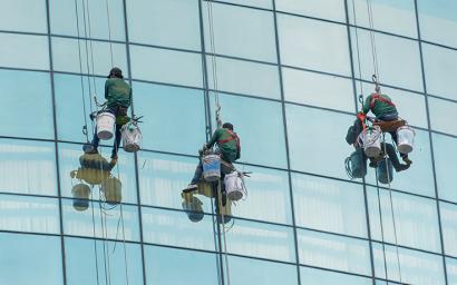 High Rise Glass Cleaning